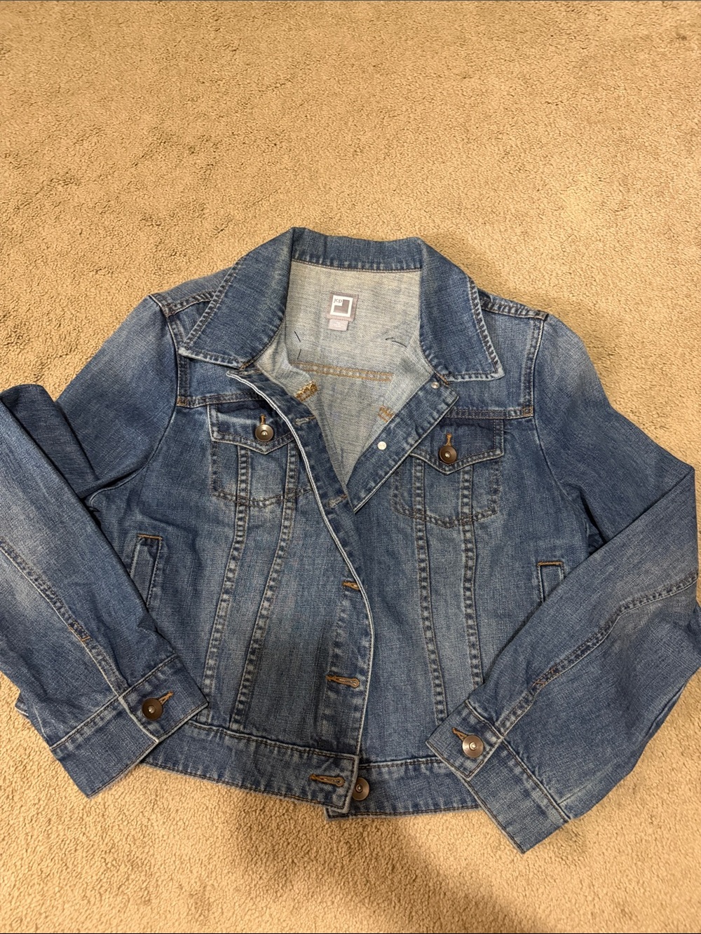 jcpenney Blue Denim Jean Jacket for Women